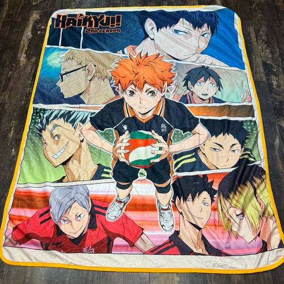 Haikyu 2nd Season Throw Blanket 60x44 - Picture 1 of 3